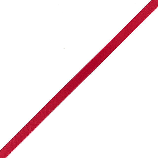 3/8" Red Double Face Satin Ribbon