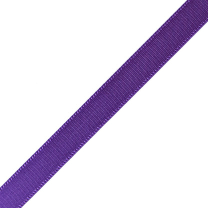 3/8" Purple Double Face Satin Ribbon Detail