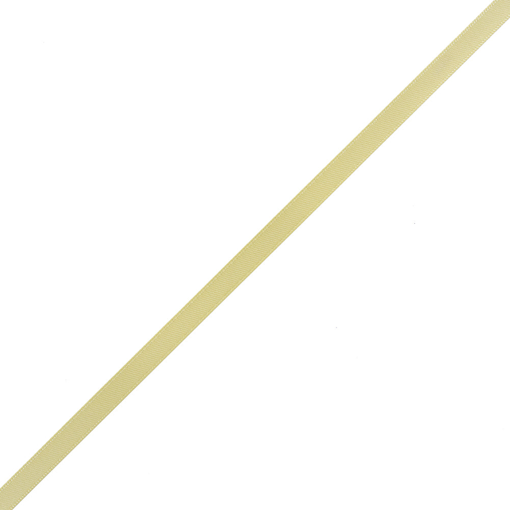 3/8" Maize Double Face Satin Ribbon