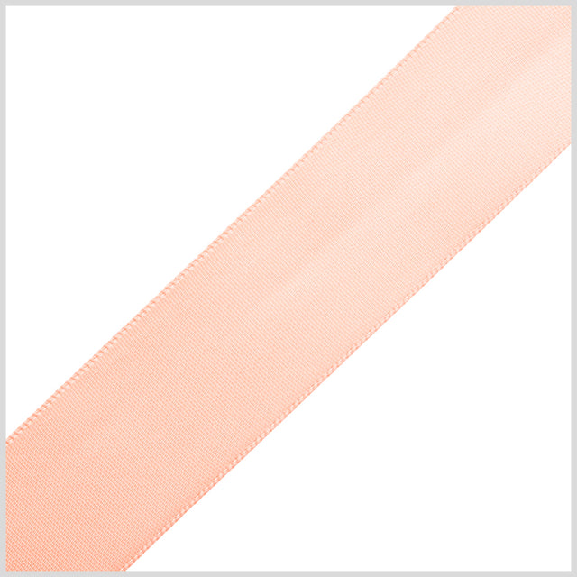 7/8" Peach Double Face Satin Ribbon