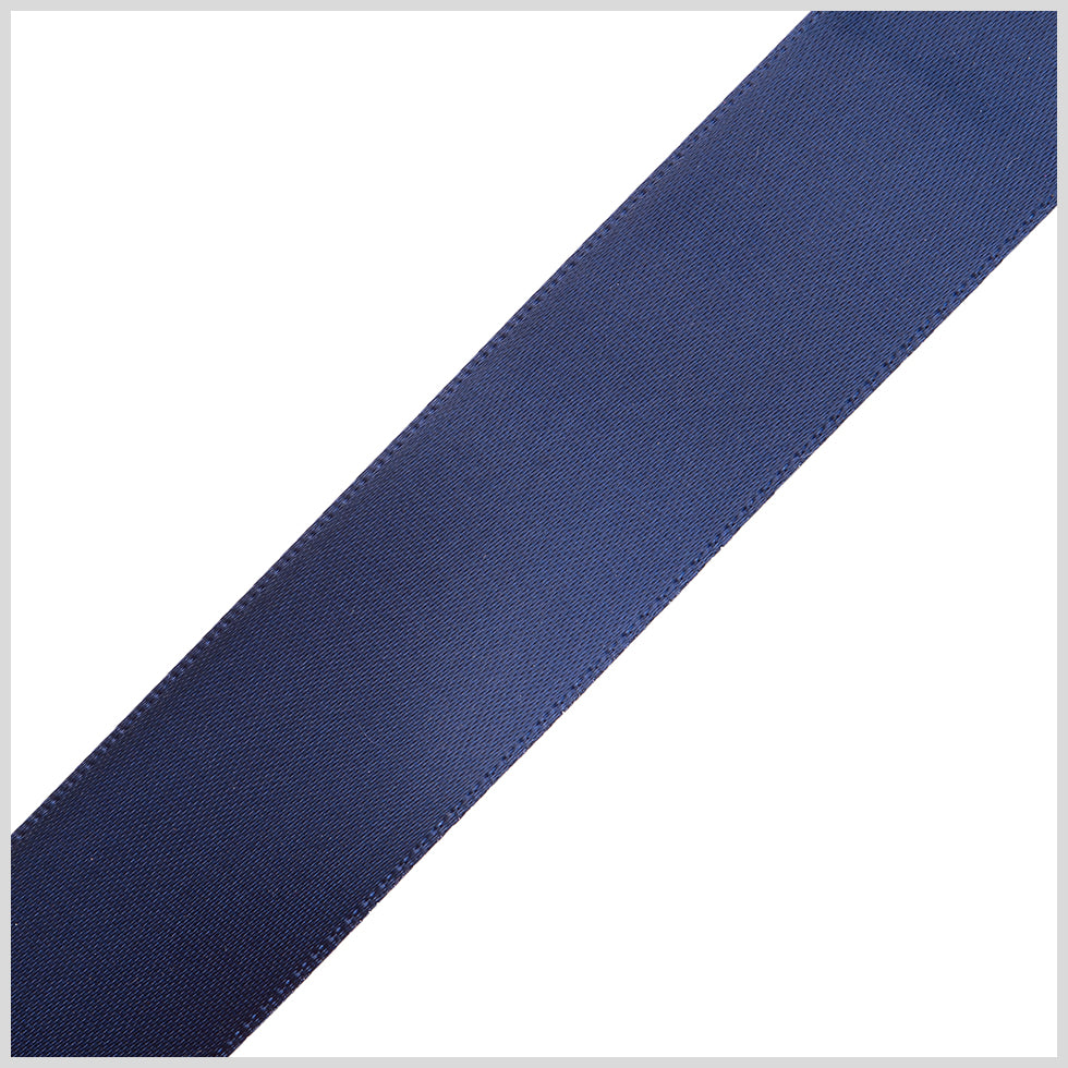 7/8" Navy Double Face Satin Ribbon