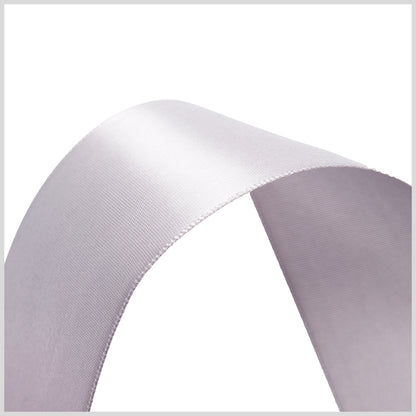 1.5" Light Gray Double Face Satin Ribbon Detail
