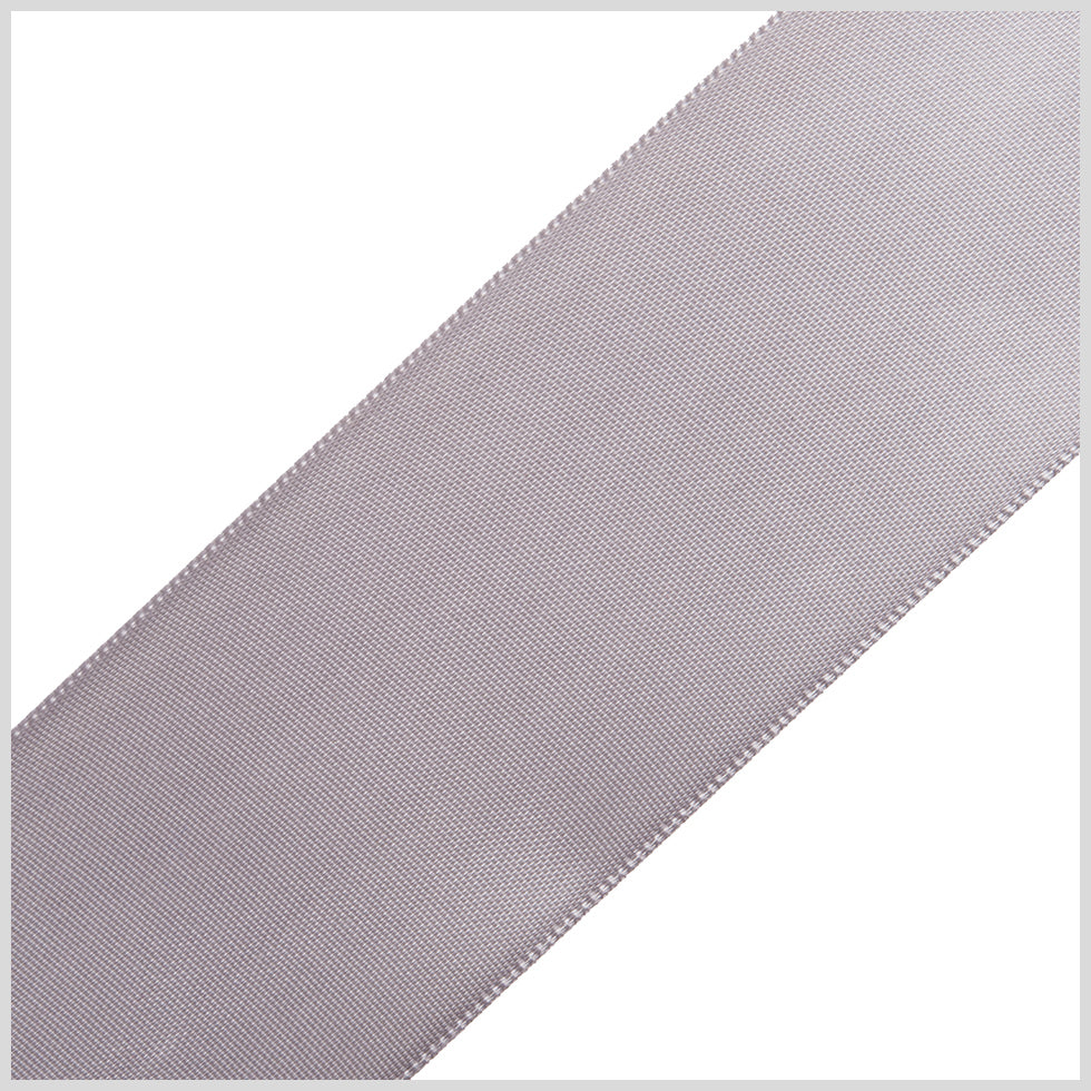 1.5" Light Gray Double Face Satin Ribbon