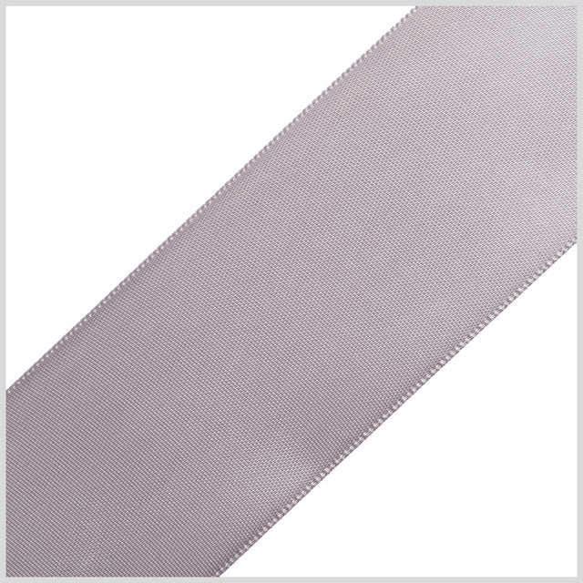 1.5" Light Gray Double Face Satin Ribbon