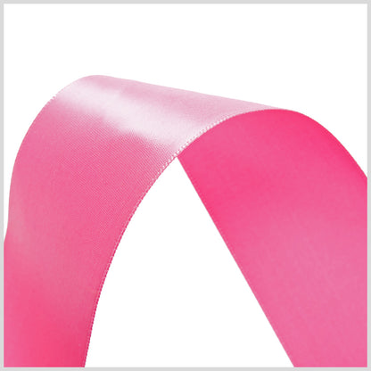 1.5" Hot Pink Double Face Satin Ribbon Detail