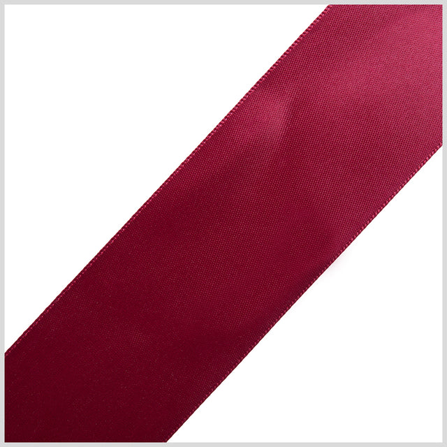 1.5" Wine Double Face Satin Ribbon