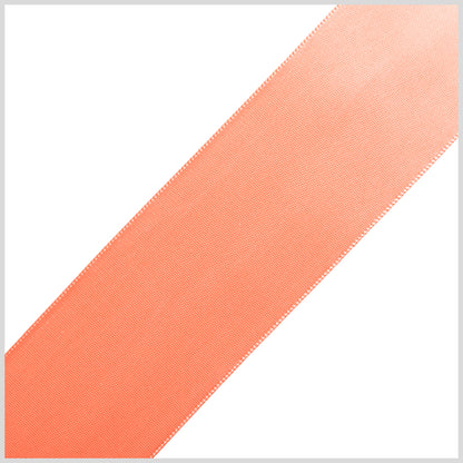 1.5" Peach Double Face Satin Ribbon