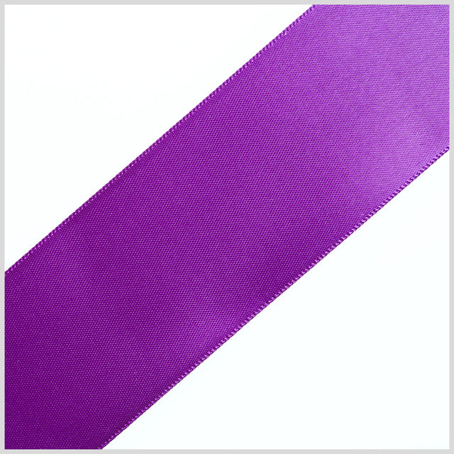 1.5" Purple Double Face Satin Ribbon