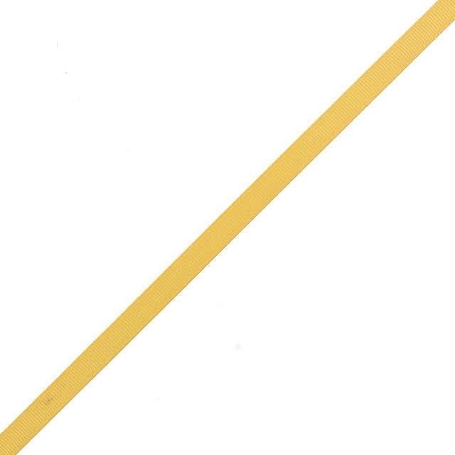 Yellow Grosgrain Ribbon - 0.375"