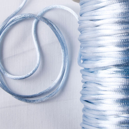 1mm Light Blue Rattail Cord Detail