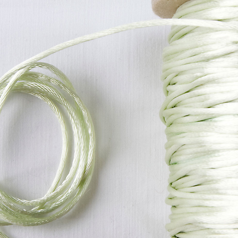 1mm Mint Rattail Cord Detail