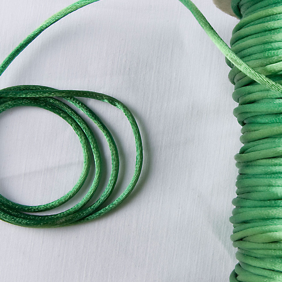 1mm Emerald Rattail Cord Detail