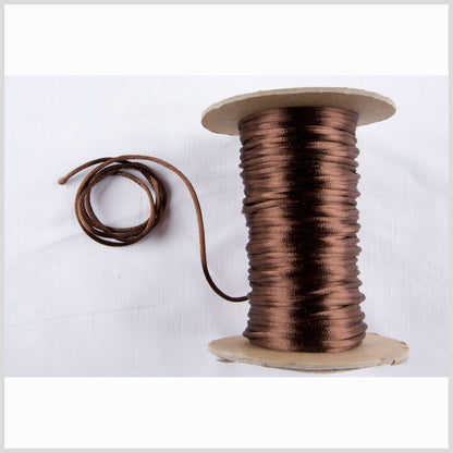 1mm Medium Brown Rattail Cord