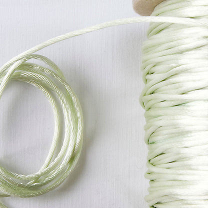 2mm Mint Rattail Cord Detail