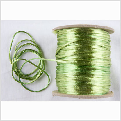 2mm Apple Green Rattail Cord