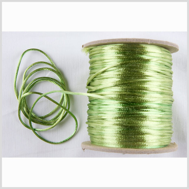 2mm Apple Green Rattail Cord