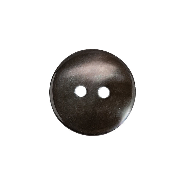 Imported Gray Mother of Pearl 2-Hole Laser Cut Shell Button - 32L/20mm