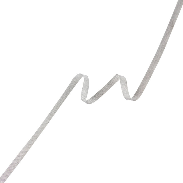 Light Gray Woven Edge Rayon Seam Binding - 0.25"