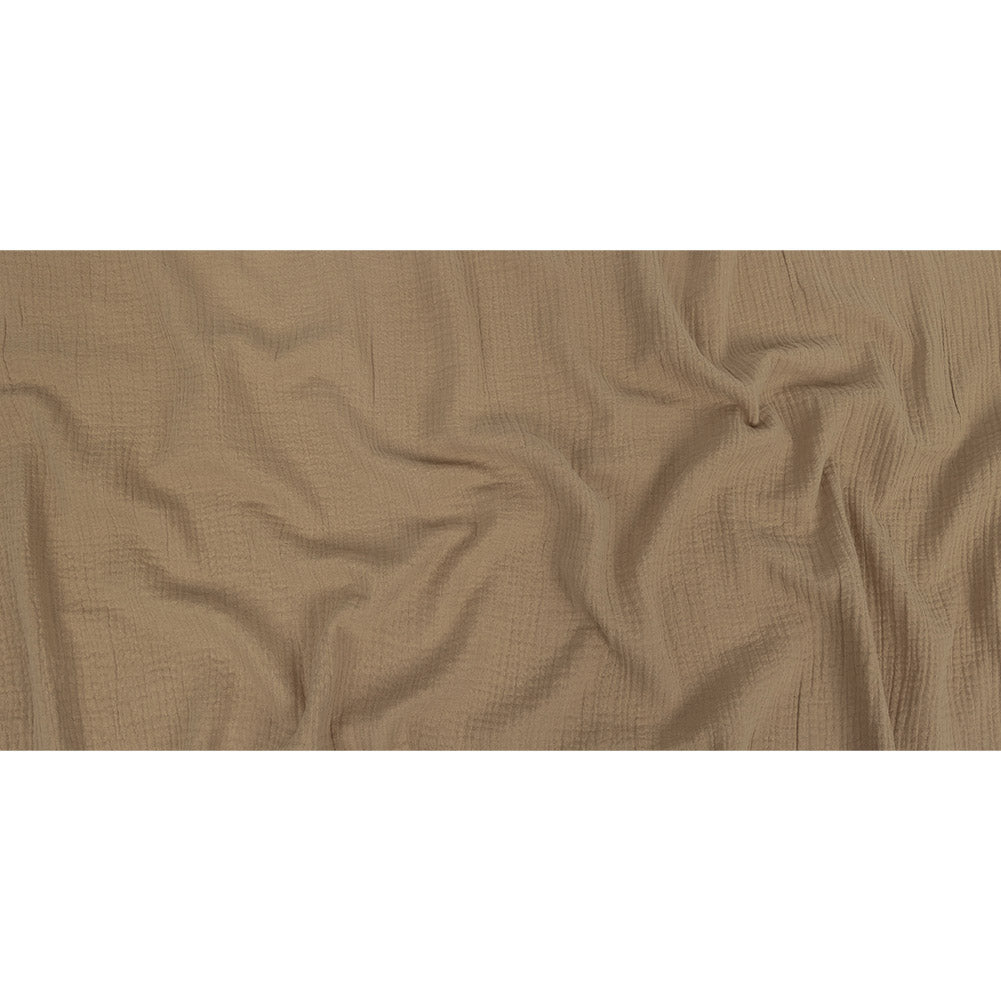 Double Cotton Gauze - Taupe - Talamanca Collection Folded
