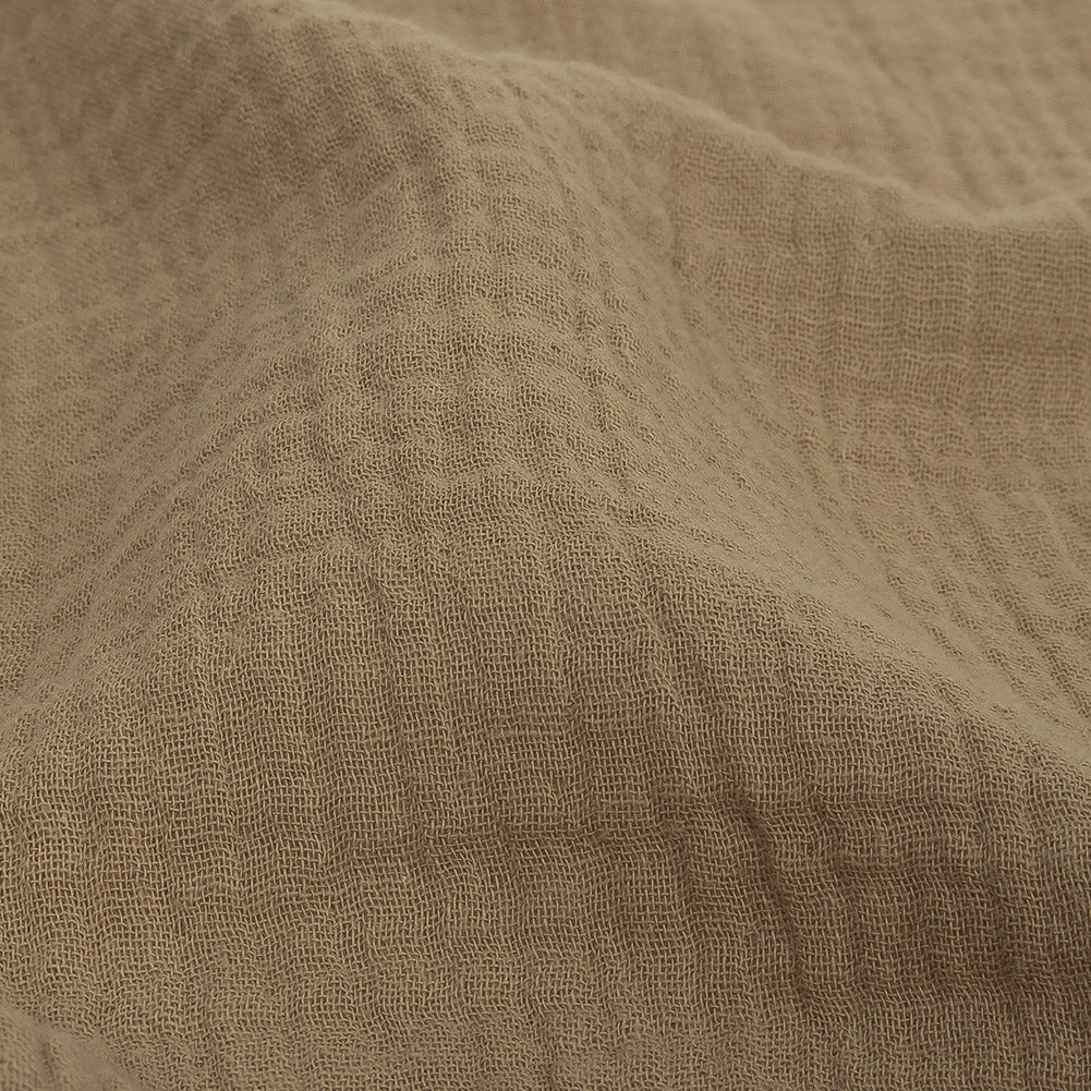 Double Cotton Gauze - Taupe - Talamanca Collection Full