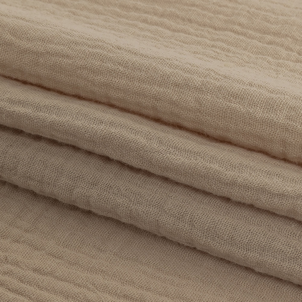 Double Cotton Gauze - Beige - Talamanca Collection Detail