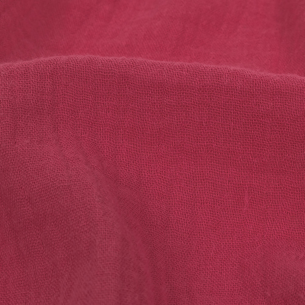 Double Cotton Gauze - Raspberry - Talamanca Collection Full