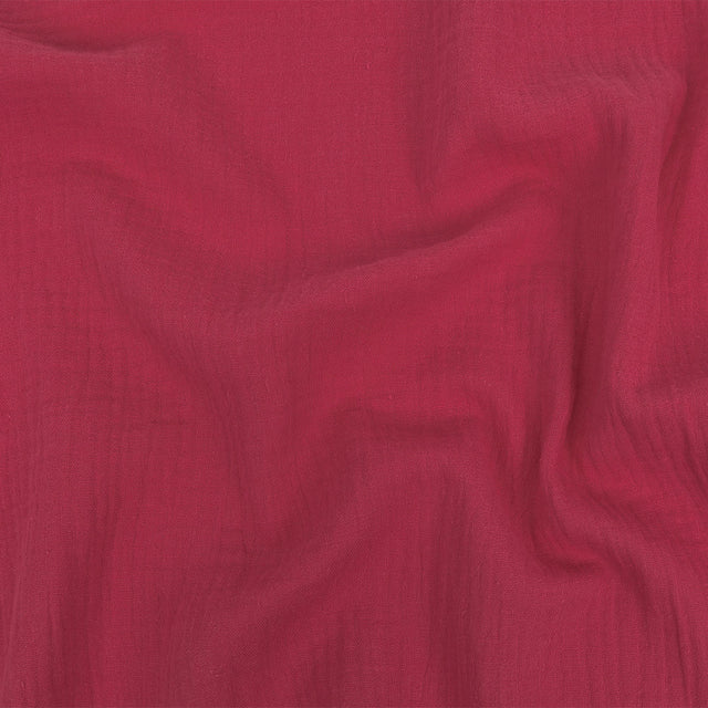 Double Cotton Gauze - Raspberry - Talamanca Collection