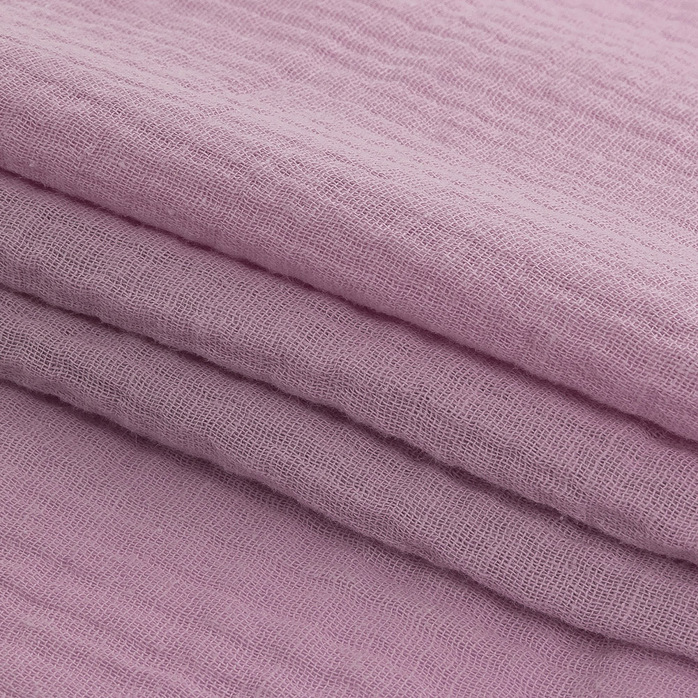 Double Cotton Gauze - Fragrant Lilac - Talamanca Collection Detail