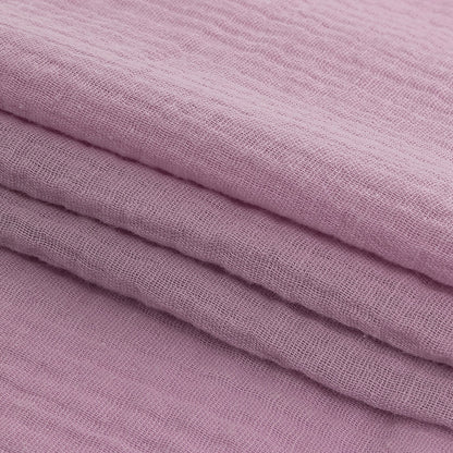 Double Cotton Gauze - Fragrant Lilac - Talamanca Collection Detail