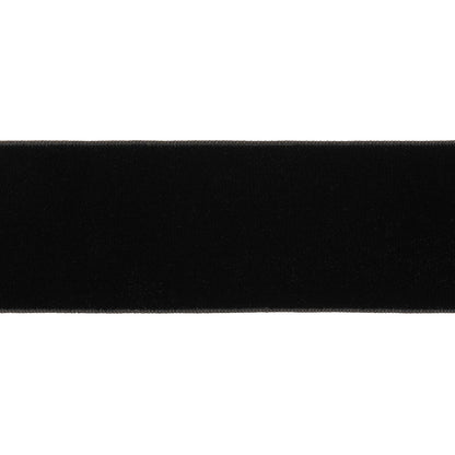Velvet Ribbon Single Faced - 2" - Black