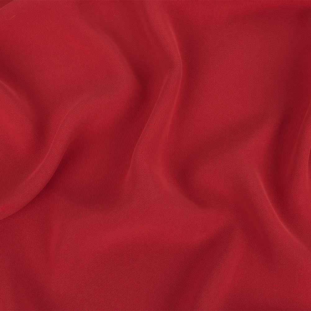 Rose Stretch Polyester Twill