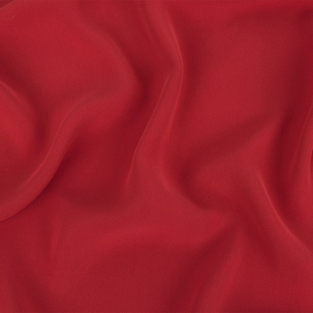 Rose Stretch Polyester Twill