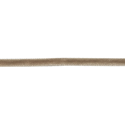 Smoke Gray Single Face Velvet Ribbon - 0.125" Detail