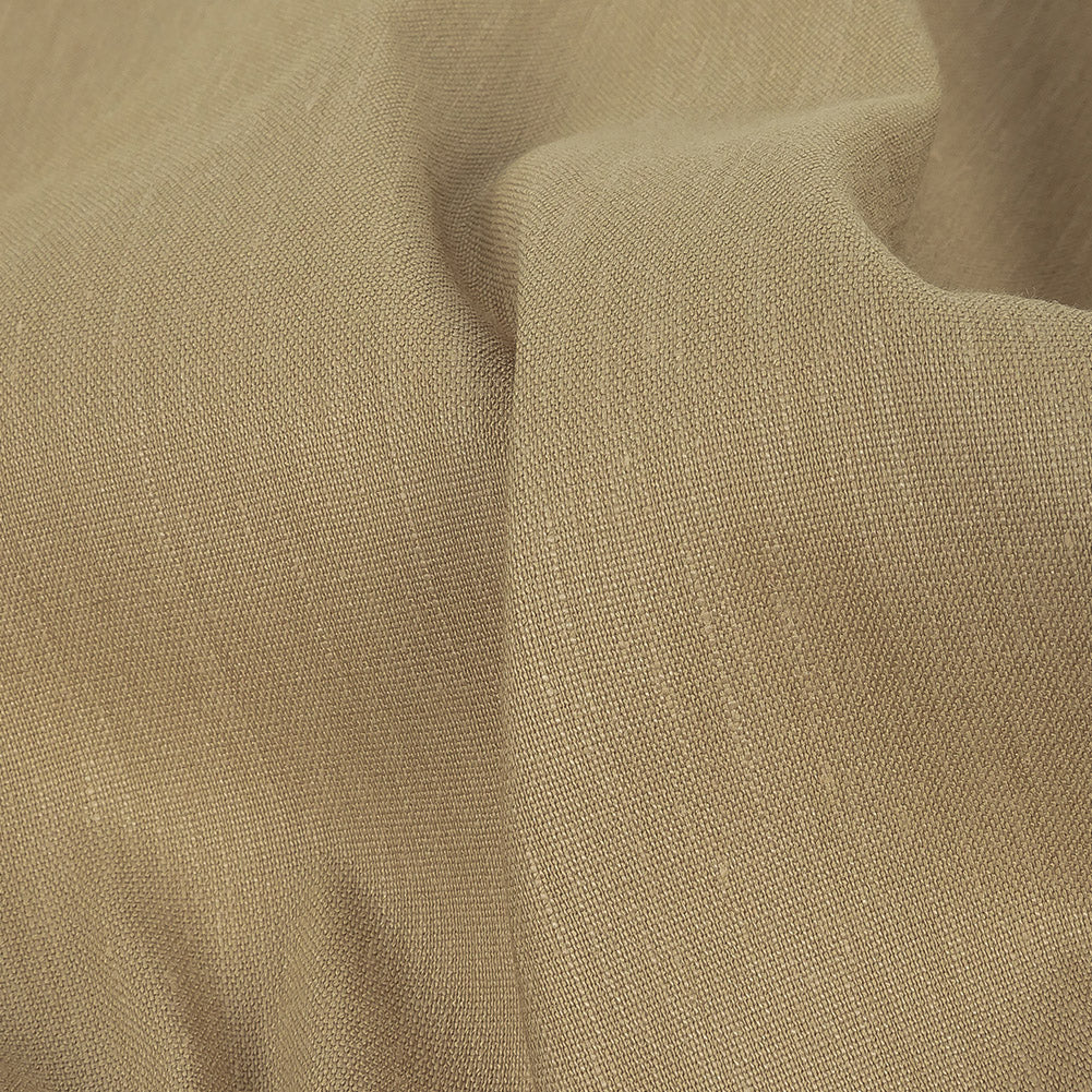 Stretch Linen Woven - Beige - Asturias Collection - Detail