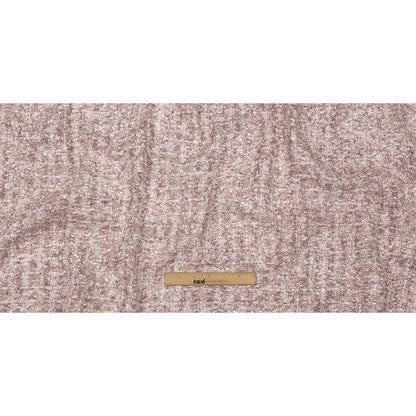Newcastle Mauve and White Viscose and Acrylic Chenille Tweed Drape