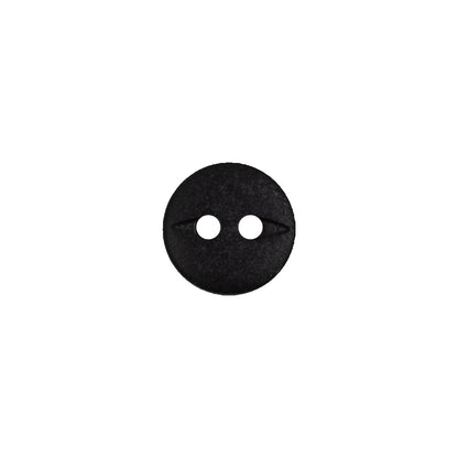 Matte Jet Set 2-Hole Low Convex Plastic Button - 18L/11.5mm Detail