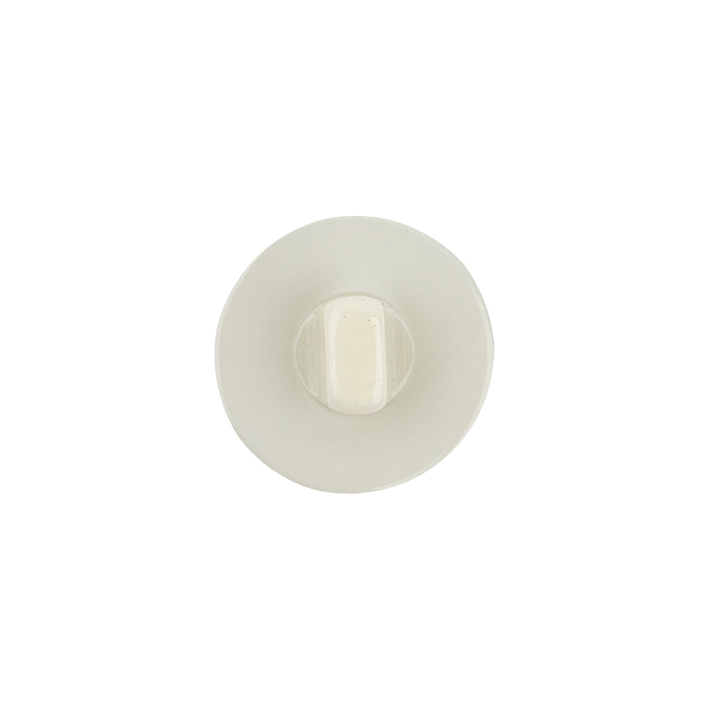 Silver Rainbow Glitter Translucent Shank Back Button - 24L/15mm Detail