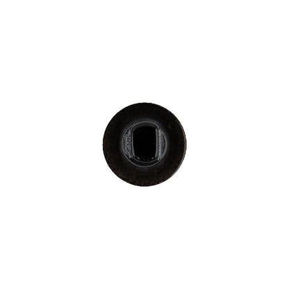 Black Rainbow Glitter Translucent Shank Back Button - 18L/11.5mm Detail