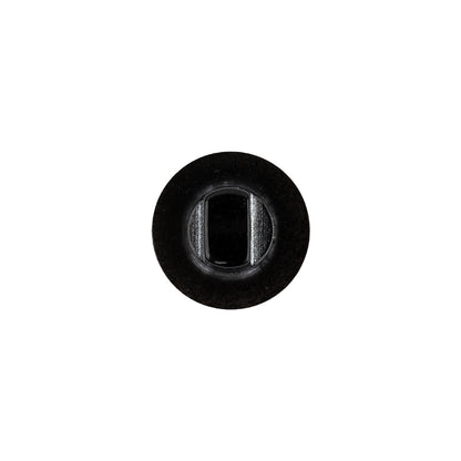 Black Rainbow Glitter Translucent Shank Back Button - 20L/12.5mm Detail