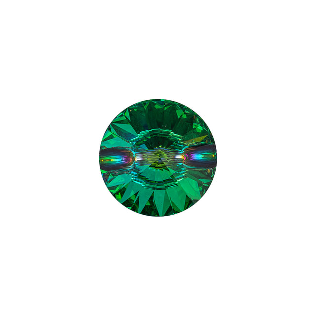 Vintage Swarovski Sphinx and Silver Unfoiled Self Back Button - 22L/14mm