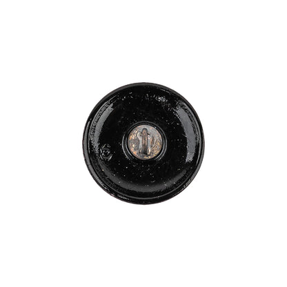 Vintage Amethyst Classical Shank Back Glass Button - 28L/18mm Detail