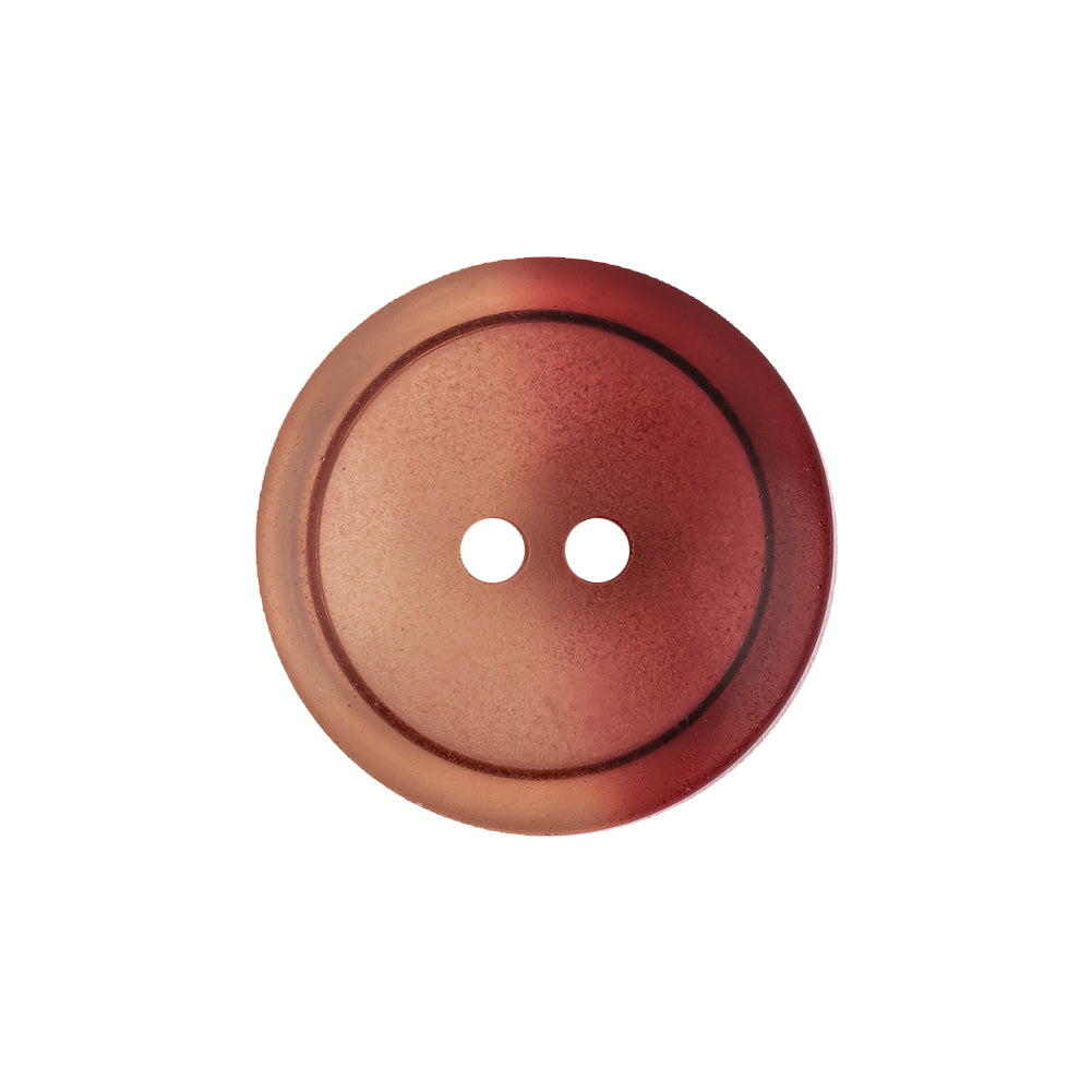 Italian Rosedust and Sunset 2-Hole Plastic Button - 36L/23mm Detail