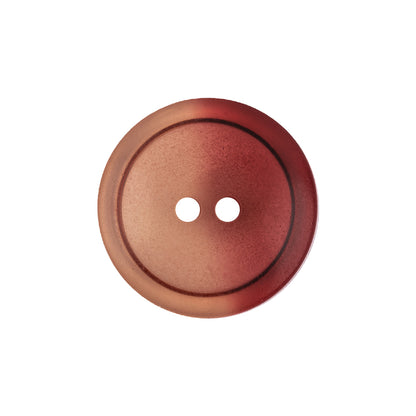 Italian Rosedust and Sunset 2-Hole Plastic Button - 36L/23mm Detail