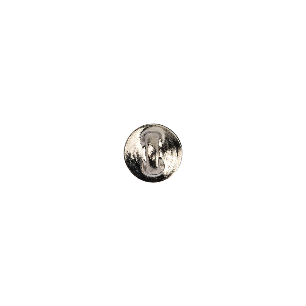 Vintage Swarovski Crystal and Silver Aluminum Finished Shank Back Button - 10L/6mm Detail