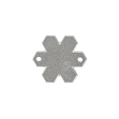 Vintage Swarovski Crystal Vitrail Light Snowflake Sew-On Rhinestone - 20mm Detail