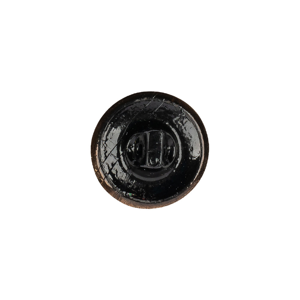Vintage Gold Faceted Glass Shank Back Button - 24L/15mm Detail