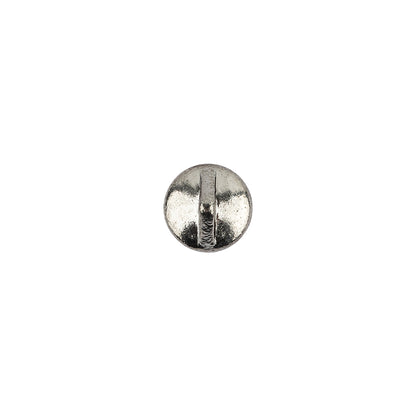 Vintage Swarovski Crystal Rhinestone and Silver Edged Self Back Button - 12L/7.5mm Detail