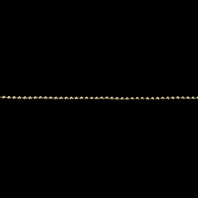 Vintage Gold Pearl Plastic Chain Trimming - 4mm