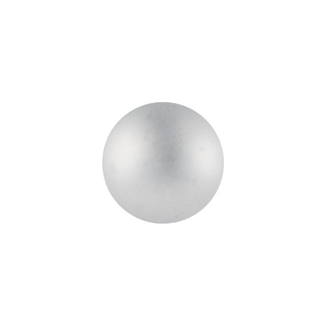 Vintage Swarovski Crystal Frosted Aluminum Foiled Dome-Shaped Shank Back Button - 22L/14mm