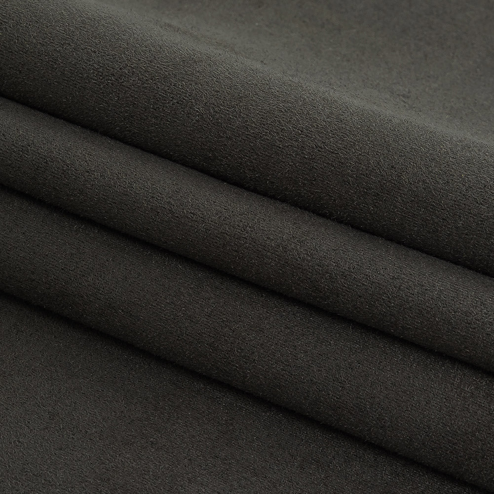 Milly Italian Pavement Stretch Scuba Knit Suede Folded